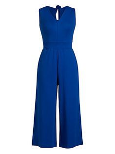 Plus Size Wedding Attire Guest, Classy Dressing, Royal Blue Jumpsuit, Blue Wedding Guest Dresses, Jumper Suit, York Outfits, Jumpsuit For Wedding Guest, Womens Business, Bell Sleeve Romper