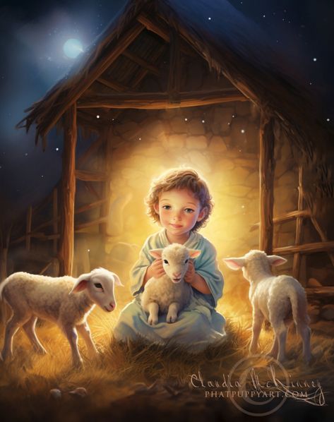 🎨 Welcome to our digital art sanctuary! 🌟 Explore the enchanting world of "The Child Jesus with Little Lambs," a heartwarming masterpiece that radiates love and innocence. 🐑👶 🖼️ **Digital Download Details:** - Size: 16 x 20 inches - Format: High-resolution digital file - Usage: Personal use only, not for commercial purposes Art For Children, Jesus Christ Painting, Lion And Lamb, Jesus And Mary Pictures, Christian Artwork, Pictures Of Jesus Christ, Jesus Christ Images, Child Jesus, Jesus Is Life