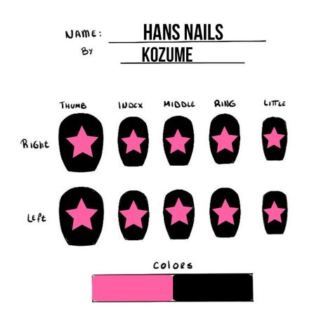 Nails For School Long, Simple Nails For School, Nails For School, Rock Star Nails, K Pop Nails, Idol Nails, Star Nail Designs, Kids Nail Designs, Nail Art For Kids