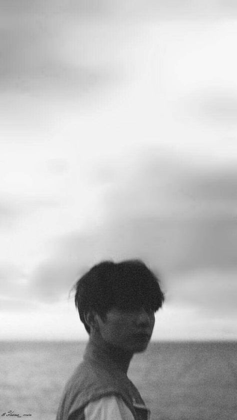 2U by JK wallpaper 09/01/17 #happybirthdayjungkook #jungkook #jungkookwallpaper #jungkookday The Ocean, A Man, Bts, Black And White, White, Black