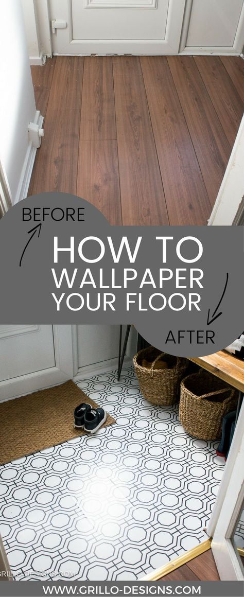 Floor Paper Design, Floor Contact Paper, Paper Flooring Ideas, Contact Paper Makeover, How To Wallpaper, Renters Decorating, Backsplash Wallpaper, Apartment Decorating On A Budget, College Decor