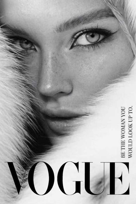 Magazine Model Photography, Model Vogue Aesthetic, Model Aesthetic Female, Magazine Fashion Photography, Vogue Girl Aesthetic, Photography Portfolio Cover, High Fashion Photography Vogue, Vogue Model Aesthetic, Aesthetic Flash Photos