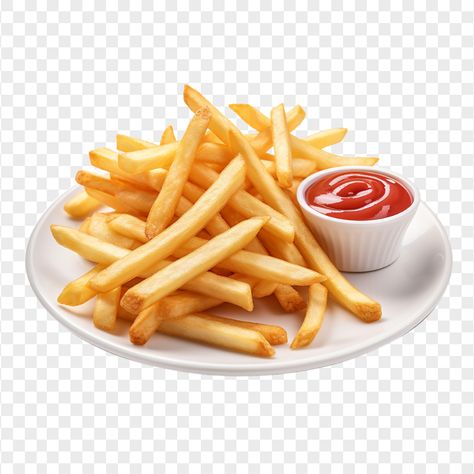 Finger Chips, Chicken Photos, Lays Chips, Plate Png, Ketchup Sauce, Food Photography Background, Food Art Painting, Mayo Sauce, Crispy French Fries