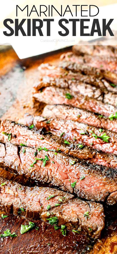 Quick Skirt Steak Recipes, Perfect Skirt Steak, How To Make Skirt Steak Tender, Simple Skirt Steak Recipes, Paleo Skirt Steak Recipes, Skirt Steak Smoker Recipes, Skirt Steak Recipes Marinade Beef Fajitas, Tender Grilled Steak, Beef Skirt Steak Recipes Oven