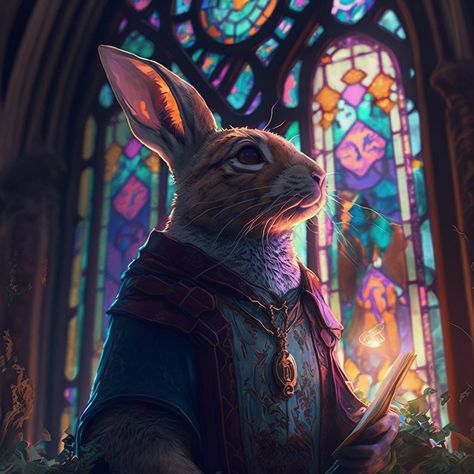 Harengon Cleric, Dnd Species, Rabbit Folk, Dnd Character Art, Npc Ideas, Dragons Art, Dnd Races, Dungeons And Dragons Art, D D Character Ideas