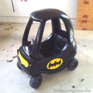 This will be made for my niece or nephew! Batman Diy, Batman Car, I Am Batman, Little Tikes, The Batman, Kids' Room, Future Kids, Baby Love