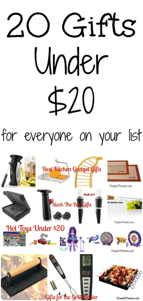 20 gifts for Under 20 dollars for everyone on your list. Especially for the hard to shop for person on your list. #giftideas #christmasgifts #giftsforhim #giftsforher Gifts Under 20 Dollars, Men's Gifts, Eyeshadow For Blue Eyes, Games For Boys, Target Gifts, 20 Dollars, Unique Gifts For Men, Bar Gifts, 20 Gifts