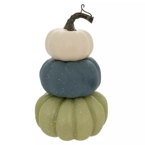 Stacked Hobby Lobby Fall Decor, Hobby Lobby Fall, Foam Pumpkins, Stacked Pumpkins, Top Round, Green Cream, Pumpkin Decorating, Fall Thanksgiving, Eye Catching Colors