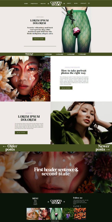 In a digital universe where every brand seeks a voice, Canopya stands as an oasis—an electrifying tapestry where your story blossoms into an unforgettable symphony of color and allure. SHOP THE TEMPLATE.LINK BELOW Showit Website Template, Modern Design, Customizable Showit Website, Professional Showit Website Website Inspo Layout, Eclectic Website Design, Artistic Website Design, Spiritual Website Design, Bohemian Alchemist, Weebly Website Design, Artist Website Design, Portfolio Aesthetic, Aesthetic Website Design