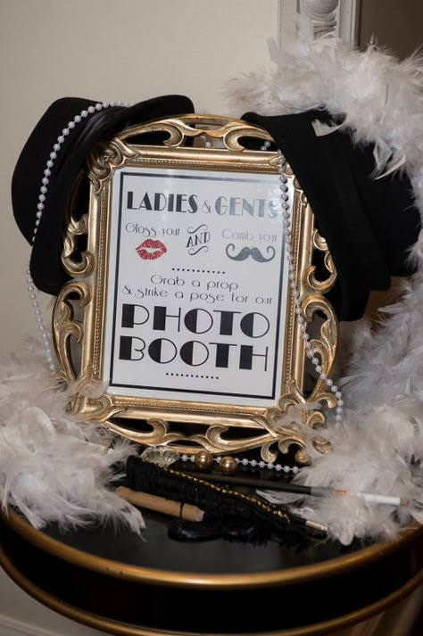 Great Gatsby Photo Booth Props Gatsby Style Party, Harlem Nights Party, Harlem Nights Theme, 1920 Party, Roaring 20s Birthday, Great Gatsby Prom, 1920 Gatsby, Gatsby Birthday Party, Gatsby Gala