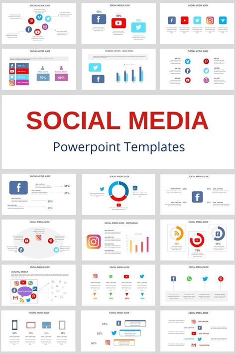 Social Media Slide PowerPoint Slide Templates - creative design business presentation templates in PowerPoint. Ready template, easy to edit. #SocialMediaSlide #PowerPoint #Design #Creative #Presentation #Slide #Infographic #Template Social Media Analysis, Media Infographic, Powerpoint Slide Templates, Presentation Slides Design, Social Media Profile, Business Presentation Templates, Slides Design, Design Infographic, Social Media Analytics