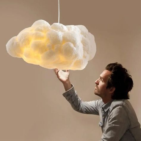 Rotterdam Sugar Cloud / Foam Pendant Light Cloud Lamp, Candle Sets, Pillows Bedroom, Throw Pillows Bedroom, Cloud Shape, Cloud Lights, Modern Wall Lamp, Contemporary Pendant Lights, Lamps Table