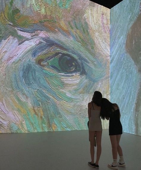 Van Gogh Exhibition, Arte Van Gogh, 사진 촬영 포즈, Arte Inspo, Two Girls, Insta Photo Ideas, Art Galleries, Photo Dump, Van Gogh