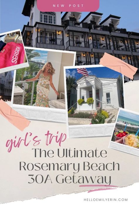 Rosemary Beach Florida Bachelorette, 30a Itinerary, Rosemary Beach Bachelorette Party, Rosemary Beach Bachelorette, Planning A Bachelorette Party, Miami Travel Guide, Austin Travel, Girls Beach Trip, Rosemary Beach Florida