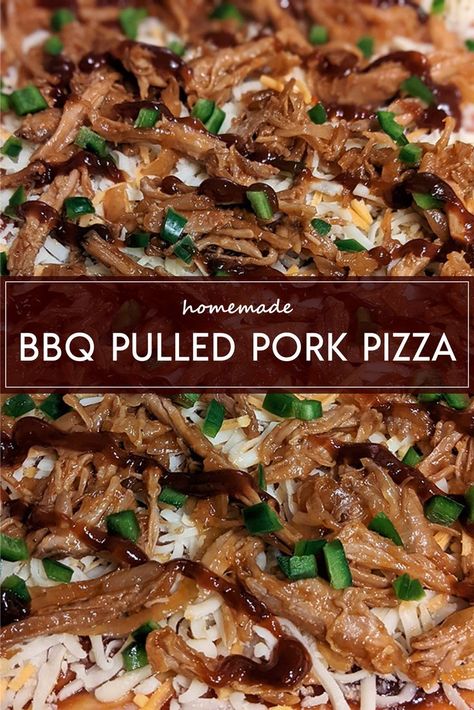 Pulled Pork Pizza Recipe, Barbeque Pizza, Pork Pizza, Gameday Food, Pulled Pork Pizza, Instant Pot Pasta Recipe, Bbq Pizza, Easy Appetizers, Cookout Food