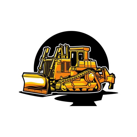 buldozer illustration vector design Illustration Vector, Vector Design, Vector Art, Design Art, Vector Free, Royalty, Royalty Free, Clip Art, Design