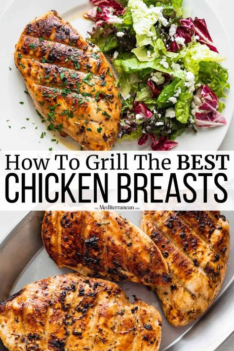 Low Fat Chicken Breast Recipes, Stove Chicken Recipes, Italian Baked Chicken Breast, Grill Chicken Breast, Summer Grilled Chicken, Juicy Chicken Breast Recipes, How To Grill Chicken, Quick Chicken Breast Recipes, Chicken Breast Marinade