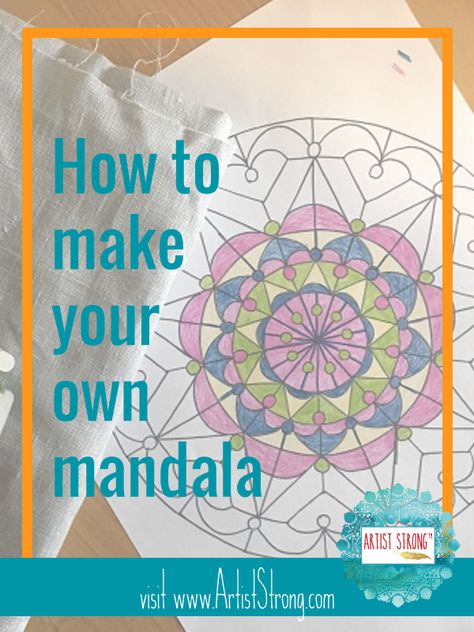 How To Make A Mandala, Create Mandala, Mandala Colorful, Thaneeya Mcardle, Art Assignments, Mandala Rock Art, Mandala Art Therapy, Mandala Stencils, Simple Mandala