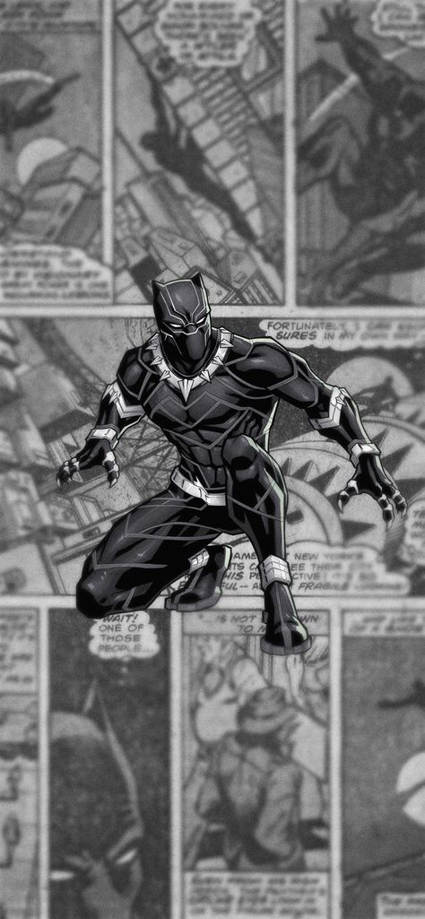 Marvel Black Panther Wallpaper, Black Panther Wallpaper Iphone, Black Panther Cartoon, Swag Poster, Spiderman Mcu, Mcu Comics, Black Panther Comic, Marvel Wallpaper Hd, Superhero Facts