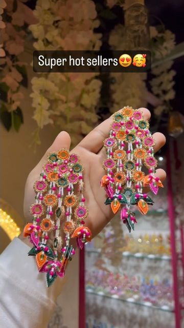 7coloreyes on Instagram: "Handmade is luxury @7coloreyes.in CAN BE CUSTOMISED INTO EARRINGS / RINGS / BROACHES /NECKPIECE MAKING TIME 10/12 DAYS WORLDWIDE SHIPPING 🌎 COMMENT AND LET US KNOW YOUR THOUGHTS. SHARE WITH YOUR FAMILY AND FRIENDS.🌸🌼 #trendingjewellery #indianjewellery #jewellery #weddingjewellery #earrings #bridaljewellery#fashionjewelry #jewelrydesigner #jewellerydesign #trending #necklace #wedding #earringsoftheday #pellikuthuru #fashion #bride #classyjewellery #jewelry Trending Necklace, Fashion Bride, Necklace Wedding, Earrings Rings, Indian Jewellery, Family And Friends, Make Time, 12 Days, Bridal Jewelry