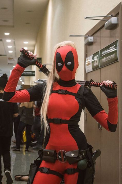 [Self] Me as Lady Deadpool - First time posting here :) Kyutty Deadpool Cosplay, Lady Deadpool, Work Rules, Wade Wilson, Deadpool, First Time