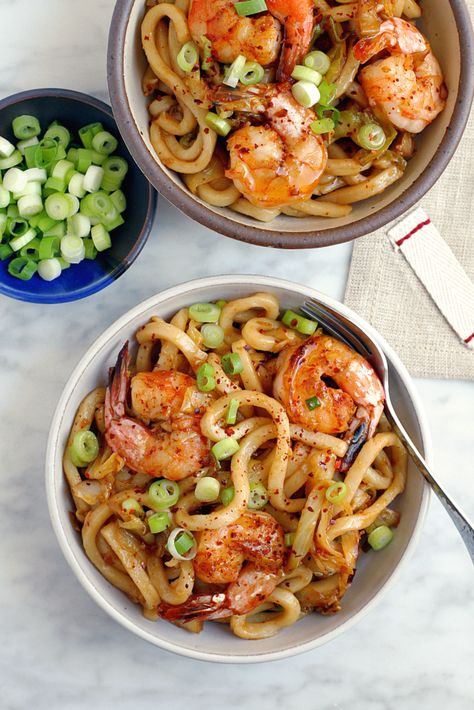 Shrimp Udon Noodles, Seafood Udon, Shrimp Udon, Udon Soup Recipe, Shrimp Noodles Recipes, Noodles Shrimp, Udon Noodles Recipe, Udon Recipe, Udon Noodle Soup