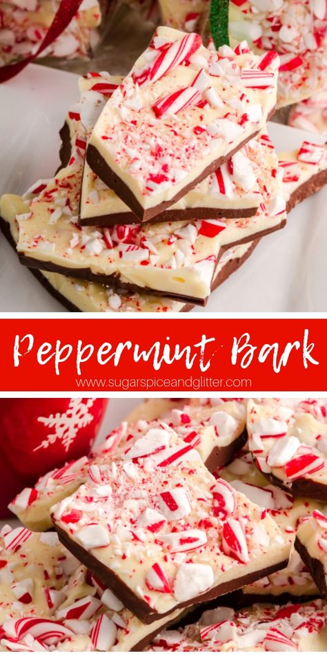 How to make the perfect Peppermint Bark, the ultimate homemade Christmas gift, and how to prevent it from cracking or separating. Chocolate Peppermint Bark Recipe, Christmas Peppermint Bark, Peppermint Bark Recipe, White Chocolate Peppermint Bark, Homemade Peppermint Bark, Peppermint Bark Recipes, Chocolate Peppermint Bark, White Chocolate Peppermint, Christmas Peppermint