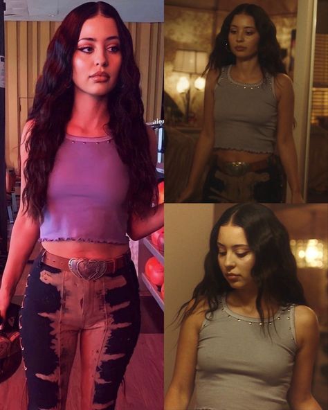 Maddy Euphoria Bowling Outfit, Lydia Campanelli Outfits, Madly Perez Outfits, Maddie Perez Aesthetic Outfits, Mady Perez Aesthetic, Maddy Perez Bowling, Maddie Perez Hairstyles, Outfits Maddy Euphoria, Mandy Perez Outfits