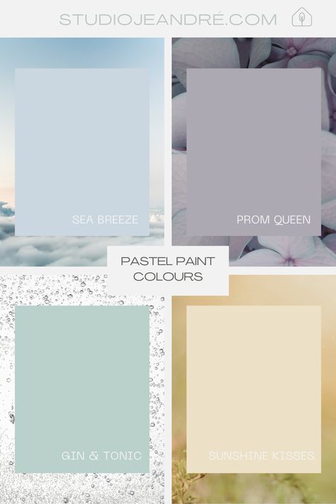 We delve into the world of pastel wall paint colours and offer valuable design advice, paint colour scheme recommendations, and style tips to enable you to create a pastel colour palette.  Our expert insights will help you navigate the world of pastel wall colour combinations with confidence. Discover how to infuse your space with a modern and stylish aesthetic using these enchanting pastel shades. #paintcolourschemes #wallpaintideas #pastelcolors #pastelpaintcolours Pastel Color Palette For Bedroom, Pastel Wall Colours Bedrooms, Pastel Colours For Walls, Pastel Colours Wall Paint, Aesthetic Wall Colors Bedroom Pastel, Pastel Colour Palette For Bedroom, Pastel Wall Paint Ideas, Dulux Pastel Paint Colours, Green For Walls