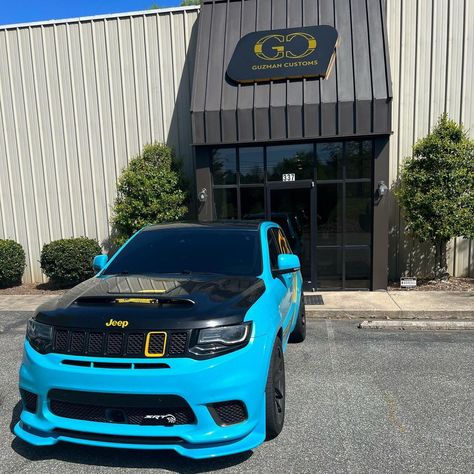 Justin Nwachukwu | Miami Blue Trackhawk 🚙🔆 - - - #carsofinstagram #fast #srthellcat #explorepage #musclecars #jeep #hemi #fastcars #700hpclub #sonyalpha… | Instagram Blue Trackhawk, Miami Blue Car, Track Hawk Jeep, Trackhawk Jeep, Track Hawk, Jeep Trackhawk, Luxury Suv Cars, Srt Jeep, Hellcat Srt