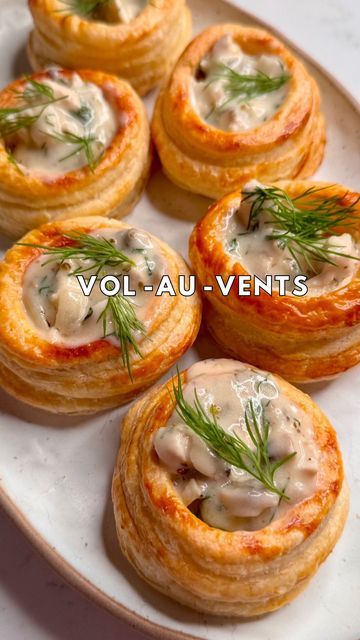 Lili Forberg on Instagram: "My in-laws were on the way, and I wanted to make something that looks fancy but is actually so quick and easy. These chicken and mushroom vol-au-vents were the perfect solution—light, buttery puff pastry filled with a creamy mix made using thick chicken @erin.soup   It’s rich, full of flavor, and takes all the hard work out of cooking. It turned out so good, and it’s proof that impressive doesn’t have to mean stressful.  Pick up Erin’s Thick Chicken Soup in your next shop so you always have it on hand for moments like these. Recipe below if you’d like to try them.   Chicken and Mushroom Vol-au-Vents  Ingredients:  1 sachet Erin’s Thick Chicken Soup 1 pack puff pastry 1 egg for egg wash Butter for frying 1 onion, finely chopped 2 cloves garlic, minced 2 chicken b Chicken Vol Au Vent Recipe, Vol Au Vent Fillings, Mushroom Vol Au Vent, Chicken Vol Au Vent, Chicken Puff, Mushroom And Chicken, Chicken Puffs, Puff Pastry Filling, Chicken And Mushroom