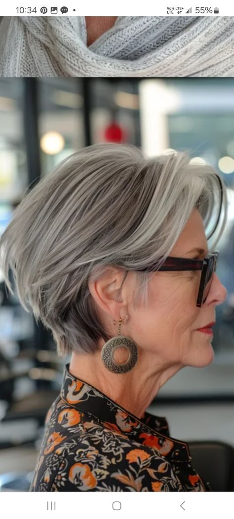 Grey Hair Over 50, Sophisticated Hairstyles, Timeless Looks, Grey Hair Inspiration, Haircuts For Women Over 50, Gorgeous Hairstyles, Hairstyles And Haircuts, Short Grey Hair, Haircut For Older Women