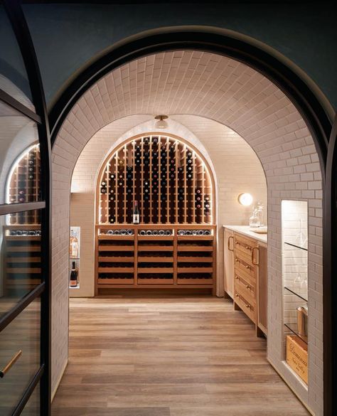 Wine Time - Issuu Wine Cellar Architecture, Basement Cellar, Contemporary Wine Cellar, Exposed Plumbing, Reno Tips, Wine Vault, Family Home Ideas, Wine Cellar Basement, New England Home