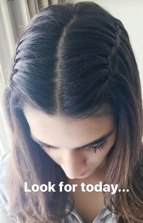 Side Partition Hairstyles, Braid With Scarf, Easy Hairstyles For Thick Hair, Long Hair Tips, Indian Wedding Hairstyles, Beautiful Braided Hair, Hair Upstyles, Braided Hairstyle, Open Hairstyles