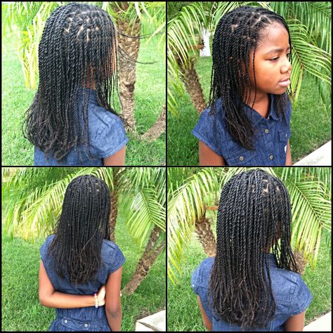 Natural hair: I love doing these mini twist on my daughter they last forever if moisturized well and often. Perfect alternative to locs for kids. Mini twist protective style / twist / two strand double twist/ kids natural hair / two strand twist / braids / natural kids styles / natural hair idea / Braids On Relaxed Hair, Two Strand Twist Braids, Natural Hair Two Strand Twist, Styles Natural Hair, Black Baby Hairstyles, Kids Natural Hair, Afro Braids, Cute Natural Hairstyles, Natural Kids