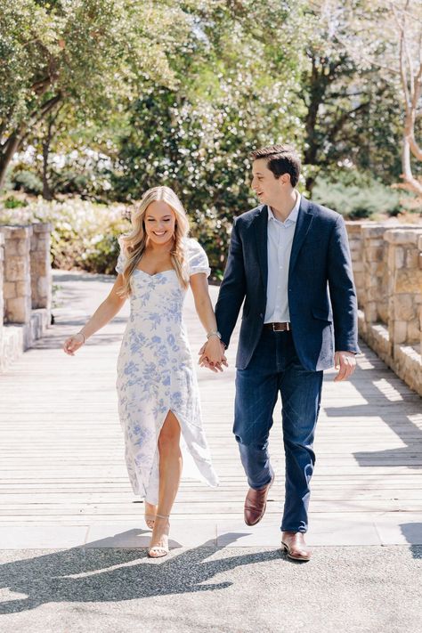 dallas arboretum engagement session - My One Sweet Rose Photo Nice Engagement Photos, Engagement Photos Dallas Arboretum, Proposal Outfits For Her Spring, Floral Engagement Photos, Dallas Arboretum Engagement Photos, Southern Engagement Pictures, Engagement Picture Outfits Spring, Mansion Photoshoot, Garden Engagement Pictures