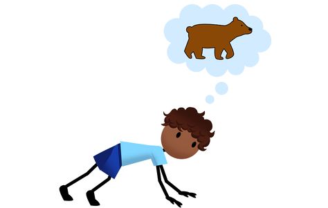 Day 17: Bear Crawl Animal Walks, Physical Literacy, Anger Control, Sports Skills, Bear Crawl, How To Control Anger, Physical Activities For Kids, Kids Moves, Fine Motor Skills Activities