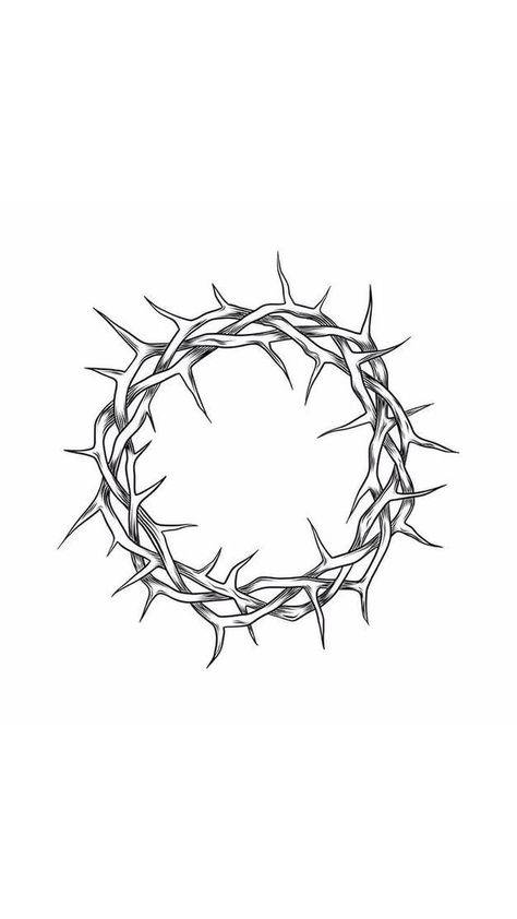 Piece Work Tattoos, Crown Of Thorns Elbow Tattoo, Crown Of Thrones Tattoo, Crown Of Thorns Tattoo Women, Jesus Thorn Crown Tattoo, Jesus Crown Of Thorns Tattoo, Crown Of Thorns Drawing, Upside Down Cross Tattoo, Thorn Crown Tattoo