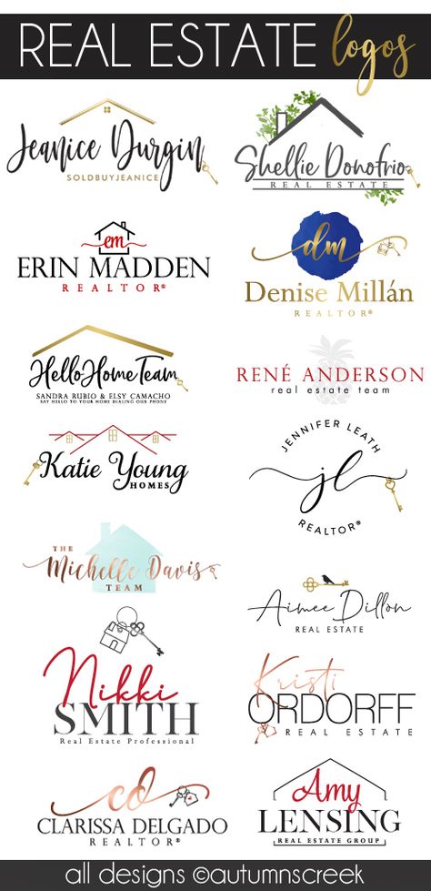 Realtor Logos, Realtor Ideas, Realtor Tips, Realtor Logo Design, Real Estate Agent Branding, Realtor Life, Real Estate Marketing Design, Realtor Branding, Real Estate Signs