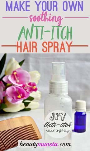 Scalp Spray, Diy Hair Spray, Natural Beauty Hacks, Winter Lip Color, Diy Dry Shampoo, Dry Itchy Scalp, Anti Itch, Diy Sprays, Beauty Tips For Face