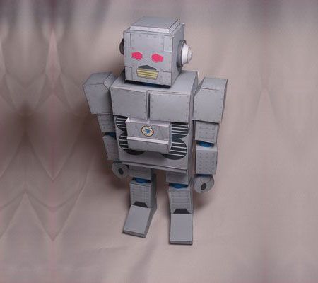 Beastie Boys Intergalactic Robot Paper Model Robot Papercraft, Paper Robot, Robot Craft, Post Prom, Diy Robot, Retro Robot, Red Brick House, Card Model, Beastie Boys