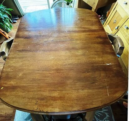 Bleached Table, Bleaching Wood Furniture, Game Table And Chairs, Maple Dining Table, Make Furniture, Table Buffet, Bleached Wood, Antique Dining Tables, Furniture Flip