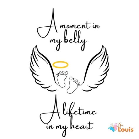 Loved By My Angels Tattoo, Misscarage Tattoo Ideas Angel Wings, Misscarage Drawing Ideas, Rip Baby Tattoos, Stillbirth Memorial Tattoos, Twin Misscarage Tattoo Ideas, Early Misscarage Tattoos, Early Misscarage Tattoo Ideas, Tattoos For Lost Babies