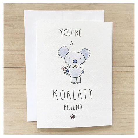 Birthday Card Puns, Punny Cards, Anniversaire Diy, Animal Puns, Bear Card, Pun Card, Bday Cards, Friendship Cards, Birthday Cards Diy