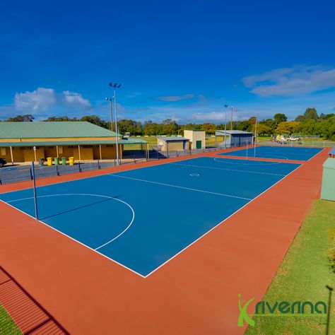 Netball Court, Netball Kit, Sports Court, Sport Court, Netball, Construction Services, Construction Company, House Inspo, Tennis Court