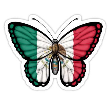 Flag Of Mexico, Mexican Flag, The Wings, The Flag, The Butterfly, Unique Design, Flag, Design, Mexico