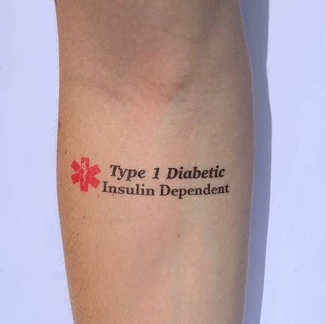 Medical Alert Tattoo Ideas, T1d Tattoo, Medical Alert Tattoo, Medical Tattoo, Medical Alert Jewelry, Sports Field, Pro Tip, Medical Alert, Field Trips