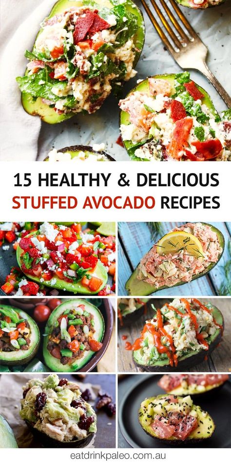 Stuffed Avocado Recipes, Stuffed Avocado, Avocado Dessert, Avocado Health Benefits, Easy Meal Ideas, Keto Foods, Avocado Recipes, Healthy Nutrition, Nutrition Recipes