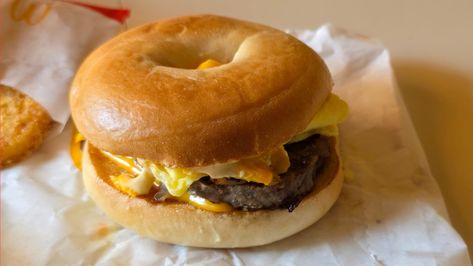 How To Make McDonald's Breakfast Sauce, According To A Former Chef - Tasting Table Mcdonalds Breakfast Sauce Recipe, Mcdonalds Breakfast Sauce, Breakfast Sauce Recipe, Breakfast Sauce, Mcdonald's Breakfast, Bagel Breakfast Sandwich, Mcdonalds Breakfast, Amazing Food Hacks, Tasting Table