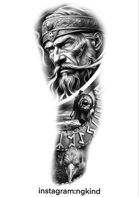 Tattoo Designs Warrior, Tattoo Design Drawings For Men, Vikings Tattoo Design, Tattoo Ideas Belly, Traditional Tattoos For Men, Chest Tattoo Flowers, Tech Tattoo, Arm Tattoos Drawing, Barcode Tattoo